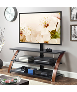 Whalen Brown Cherry 3-in-1 Flat Panel TV Stand Media Console Center Moun... - $169.05