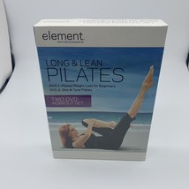 Element Long &amp; Lean Pilates Two DVD Workout Set - DVD - NEW SEALED - £5.44 GBP