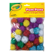 Crayola Glitter Pom Pons - $8.99