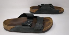 Birkenstock Arizona Big Buckle Black Sandals Size 40 US 9 - £19.94 GBP