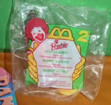 Vintage McDonald&#39;s Happy Meal Kenyan Barbie #2 Toy In Package 1995 - £15.50 GBP