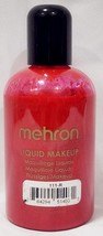 Mehron Liquid Makeup RED face Body Paint Pigment Water Based Creamy 4.5 ... - $341.11 MXN