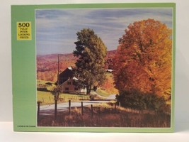 VTG A Home in the Country Rainbow Works 500 Pc Color Landscape Jigsaw Pu... - $21.77