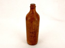 Vintage Wooden Square Bottle Figurine, Kitchen Shelf Decoration, Artificial Cork - £11.71 GBP