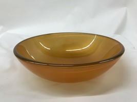 Gold Bronze Bathroom Vessel Basin Bowl Tempered Glass Sink 16.5&quot; for vanity - £68.33 GBP