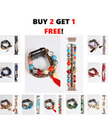 Agate bracelet for apple watch band Women Boho Charm Bracelet for iWatch - $25.99