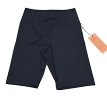 Girlfriend Collective Black High-Rise Bike Short Black Size Medium 4011 New - $710.87 MXN