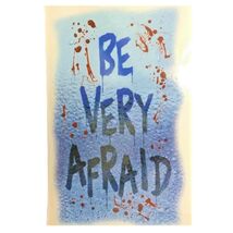 Gothic Halloween Horror Prop-BE Very Afraid-Floor Wall Grabber Window De... - $2.94
