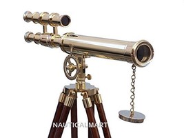 Floor Standing Brass Griffith Astro Telescope 45&quot; Home Decor Telescope - £132.98 GBP