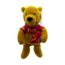 Walt Disney World - Valentine Pooh Bean Bag  - Vintage - 1999 - 9" - $15.00