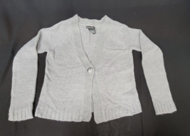 New York &amp; Co Gray Cardigan Sweater XS - £5.41 GBP