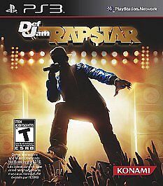 Primary image for NEW FACTORY SEALED DEF JAM RAPSTAR FOR SONY PS3 PLAYSTATION 3  RAP STAR FSTSHP