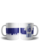 FOOTBALL MUG WITH THE POSSIBILITY OF PERSONALIZATION IDEAL GIFT THE ALBION - $22.21 CAD