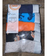 Wonder Nation ~ Boy&#39;s Briefs 5-Pair Underwear Cotton Tag Free ~ M (8) - $17.58 CAD