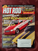Rare HOT ROD Car Magazine August 1997 Haulers Annette Summer Backyard Aero Tips - £11.48 GBP