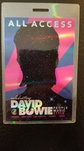 CELEBRATING DAVID BOWIE - ORIGINAL 2017 5 SHOW TOUR LAMINATE BACKSTAGE PASS - £66.56 GBP