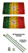 AES City of Los Angeles California 3&#39;x5&#39; Polyester 2 Ply Double Sided Flag with  - £31.07 GBP