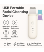 USB 4-in-1 Facial Cleansing Device Ion+ Deep Pore Skin Scrubber (Recharg... - €27,37 EUR