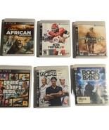 lot of 6 ps3 games Sony Play Station Cabela’s African NCAA 10 Call Of Du... - $17.99