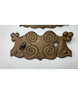 5 Victorian Antique Vintage Drawer Pull Backplate Hardware 3” C2C Reclai... - £39.36 GBP