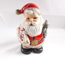Santa Homco Bank Figurine Christmas Holiday Decor - £14.86 GBP