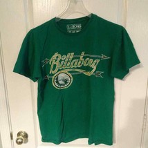 BILLABONG T Shirt VTG Men&#39;s Size M Med Green Skateboard Skater - $26.73