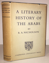 Rare  Reynold A Nicholson / A Literary History of the Arabs 1966 First Edition t - £156.53 GBP