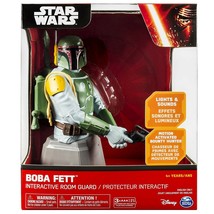 Star Wars Boba Fett Interactive Room Guard Lights &amp; Sounds &amp; Motion Acti... - $197.99