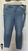 Old Navy High Rise Super Skinny Classic Blue Denim Jeans Size 20 - $22.10