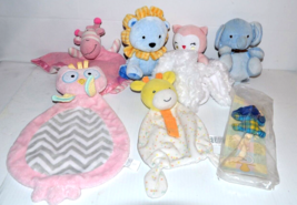 Lovey Security Blankets baby toys Carters Fisher price etc.. 7 pc Resell - $14.85
