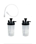 2 Ct. Bubble Humidifier Bottles 350 mL With 15" connector Adapter Tubing... - $18.56