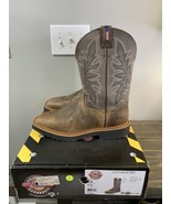NEW Justin Western Work Boots Scottsbluff 4526 Soft Toe Mens Size 11 D U... - $2,822.32 MXN
