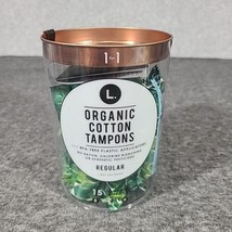   L. Organic Cotton  Regular Compact Tampons 15 Ct - £8.38 GBP