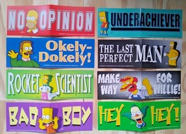 Laptop/Bumper Stickers &quot;The Simpsons&quot; Lot of 8! Homer, Flanders, Bart, Krusty - £7.64 GBP