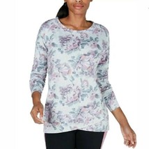 allbrand365 designer Womens Activewear Floral Print Workout Sweatshirt,XX-Large - £34.31 GBP