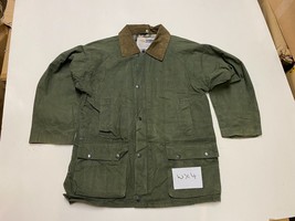MLW Vintage Used Wax Jacket in Green Small S Armpit/armpit 22&quot; (wx4) - £18.52 GBP