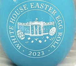 BIDEN 2023 EASTER WHITE HOUSE EGG AQUA BLUE PRESIDENT DEMOCRAT SIGNED JO... - £11.15 GBP