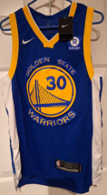 2013 Nike Steph Curry Golden Warriors Stitched Jersey Sz S 44 NWT - $87.30