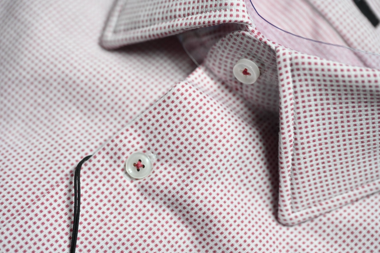 HUGO BOSS Hombre Hank Viaje Delgado Performance Algodón Elástico Camisa 37 14.5 Item image 6
