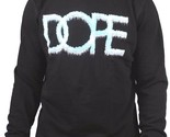 Dope Couture Nero da Uomo Sub-Zero Ghiaccio Freddo Pile Felpa Girocollo Nwt - $36.74