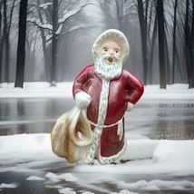 Vintage 1975 Goebel Santa with Sack FIGURINE # 44360-09  W Germany No Broom - £15.88 GBP