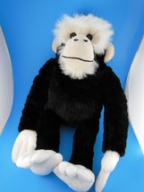 Monkey Plush With White Feet hands and Face No Tag Beautiful Capuchin? - $11.08