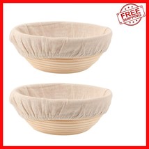 Rustic Round Bread Proofing Baskets, Set of 2, 8.5 inches for Sourdough ... - $687.50 MXN