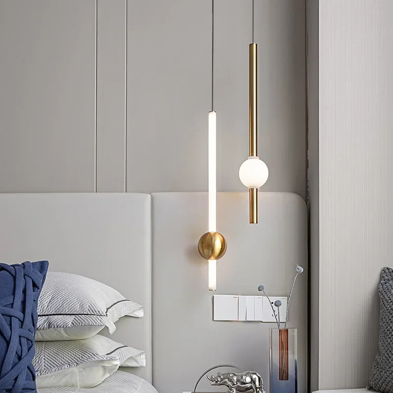 Modern Simple LED Pendant Lamp Living Room Bedroom Bedside TV Background... - $72.13+