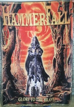HAMMERFALL Glory to the Brave FLAG CLOTH POSTER BANNER CD Power Metal - £15.72 GBP