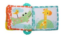 New Bright Starts Teethe & Read Take-Along Toy Soft Book Ages 3 months + Crinkle image 2