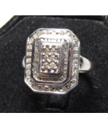 Authenticity Guarantee 
10k White Gold 72 Diamond Champagne Top Sz 7.5 E... - €509,51 EUR