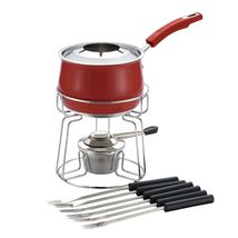Rachael Ray Classic Brights Stainless Steel Fondue Set, Red - $74.20