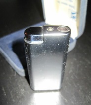 COLIBRI W.GERMANY ELECTRO-QUARTZ Silver tone Gas Torch Lighter c/w Origi... - $45.00