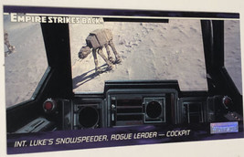 Empire Strikes Back Widevision Trading Card 1995 #23 Luke’s Snowspeeder - $2.48